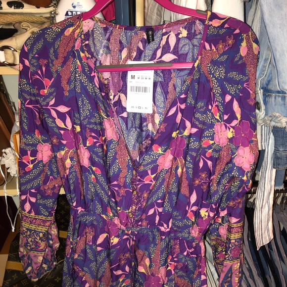 COPY Bohemian gypsy floral dress - Picture 8 of 11